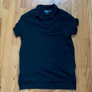 Men’s Polo by RL Custom Fit Black Polo. Size Large